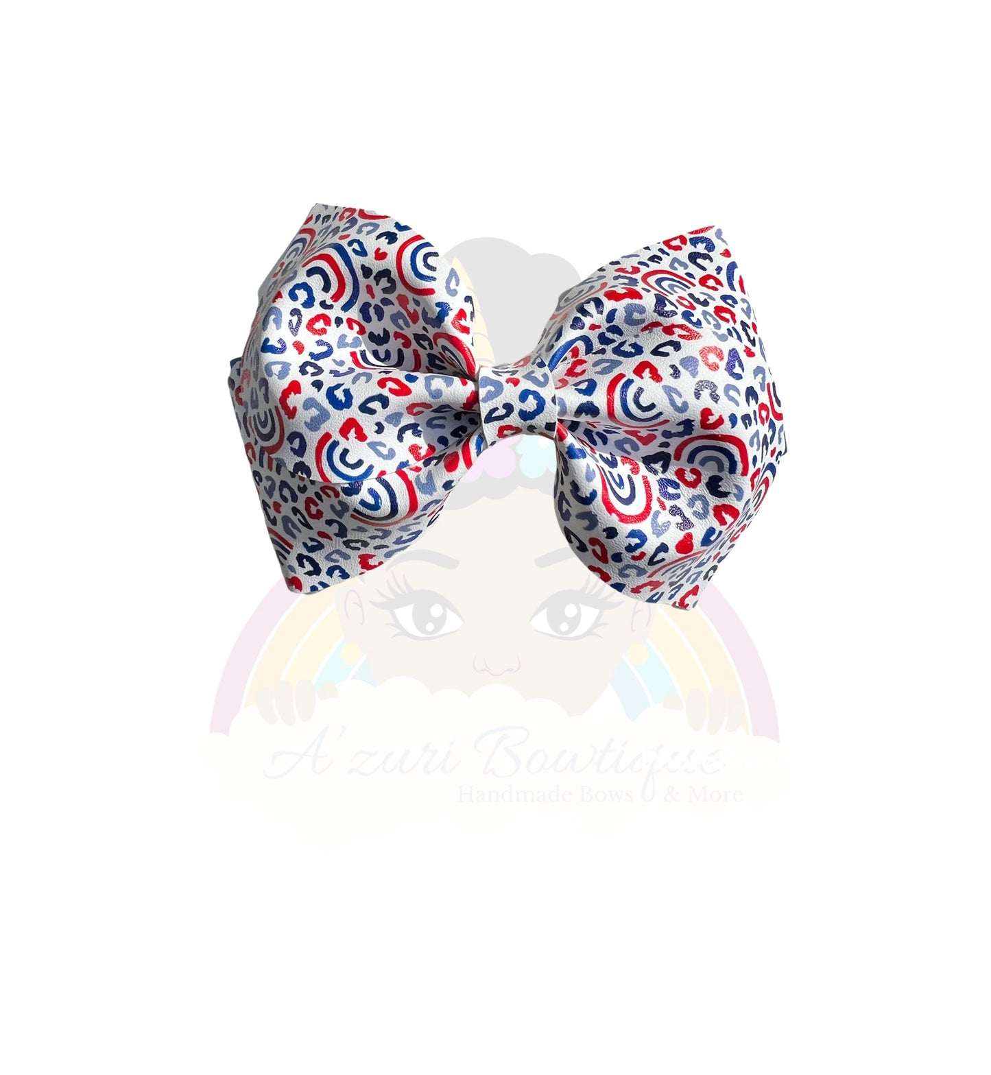 Rainbow Bloom Loop De Lou Bow