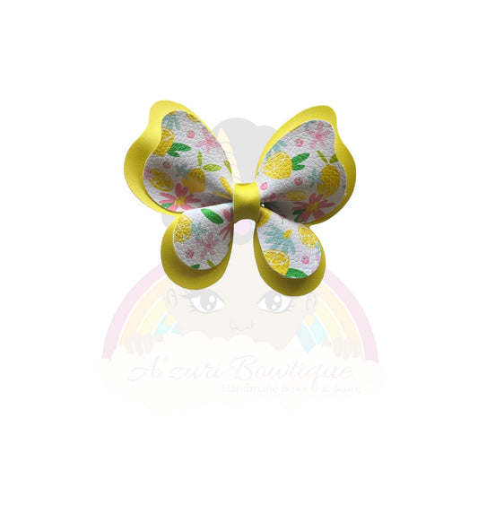 Lemon Squeeze Butterfly Bow